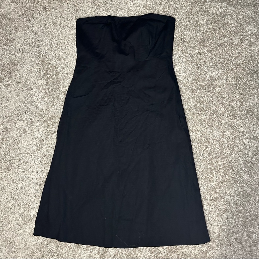 Black Strapless Casual Dress, Size 12